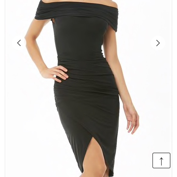 Off shoulder black dress - Picture 2 of 2